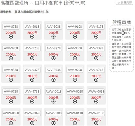 車牌吉兇查詢